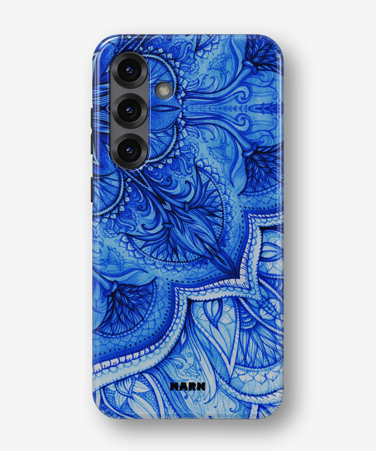 Samsung Galaxy A36 Tough Case – Blue Vintage - View 1