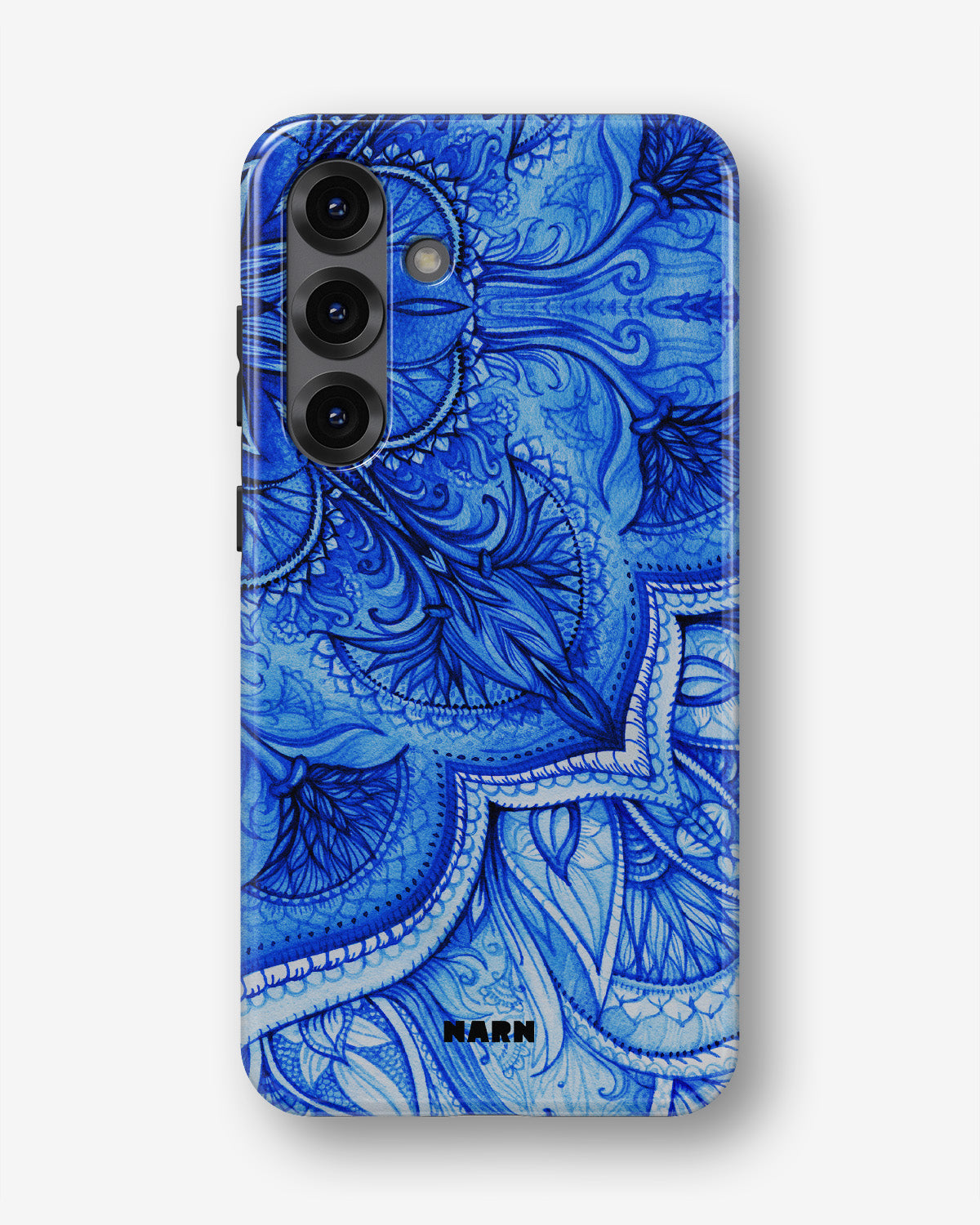 Samsung Galaxy A36 Tough Case – Blue Vintage - View 1