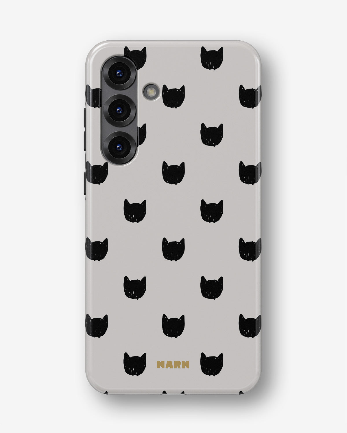 Samsung Galaxy A36 Tough Case – Kitty Dots - View 1