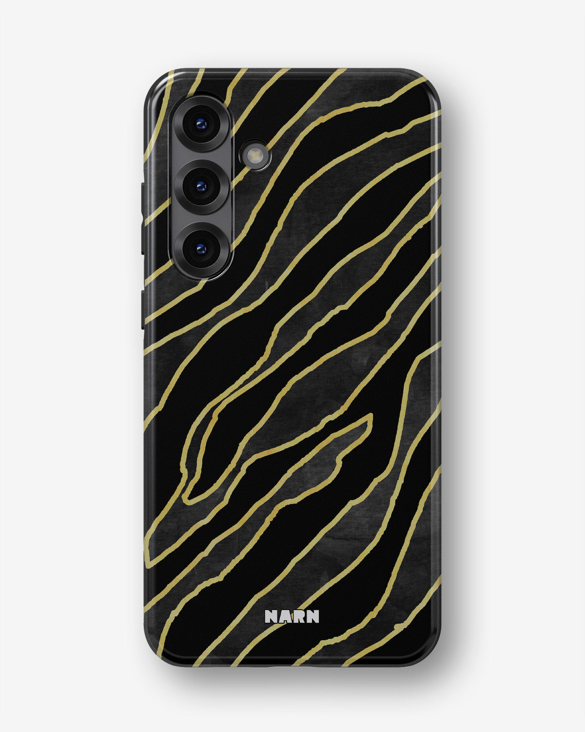 Samsung Galaxy A36 Tough Case – Golden Zebra - View 1