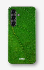 Samsung Galaxy A36 Tough Case – Green Leafy - View 1