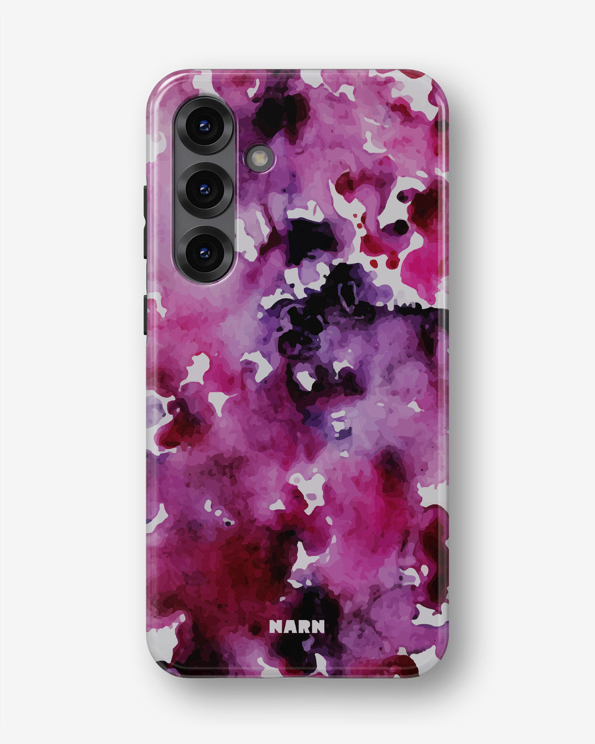 Samsung Galaxy A36 Tough Case – Floral Splash - View 1