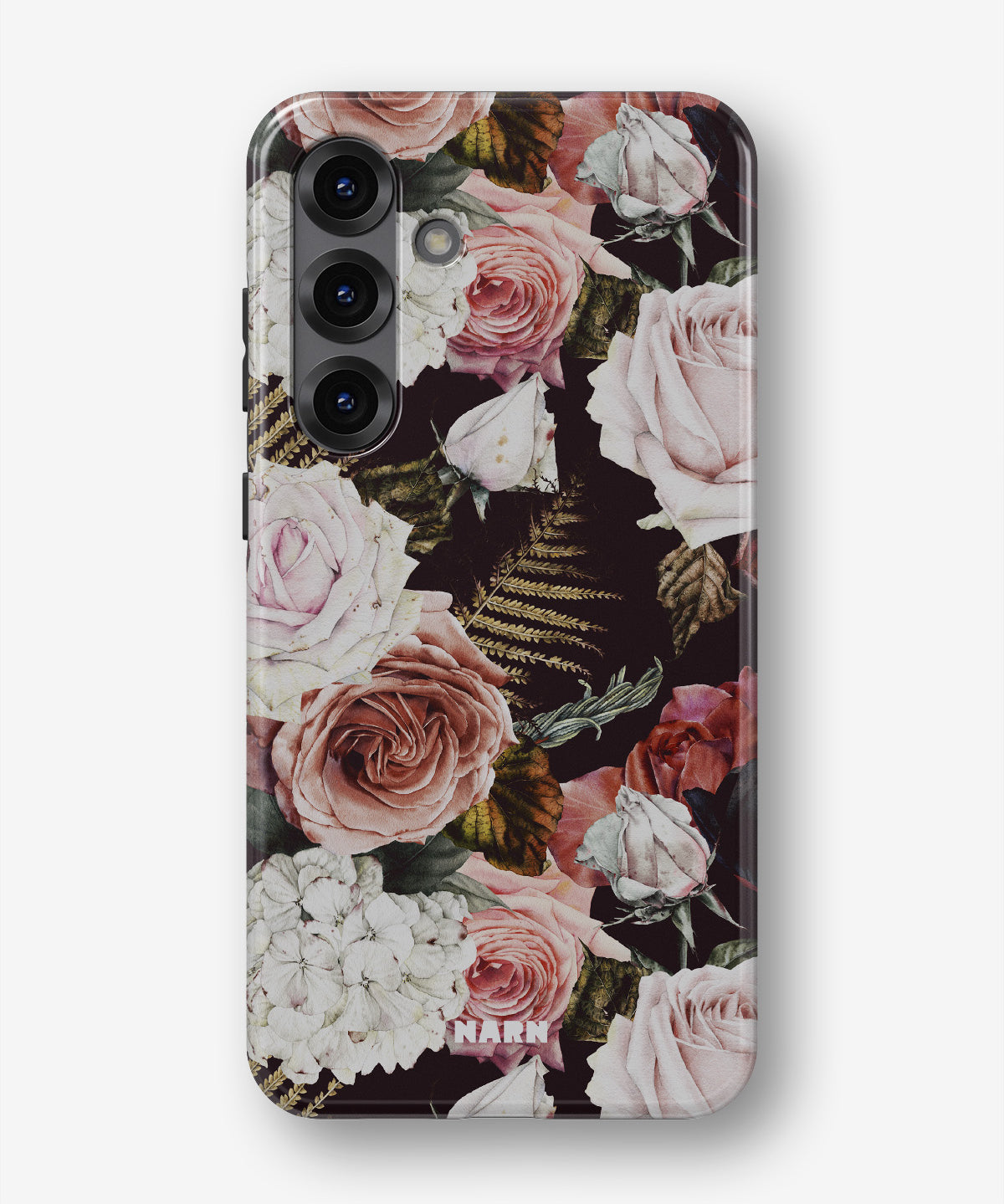 Samsung Galaxy A36 Tough Case – Midnight Roses - View 1