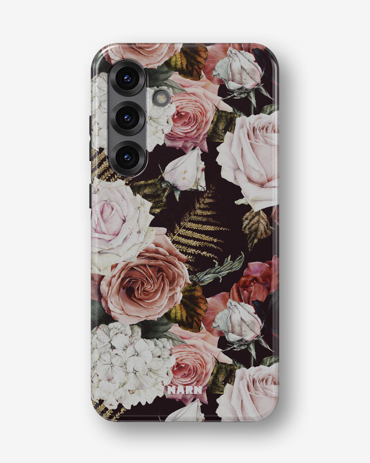 Samsung Galaxy A36 Tough Case – Midnight Roses - View 1