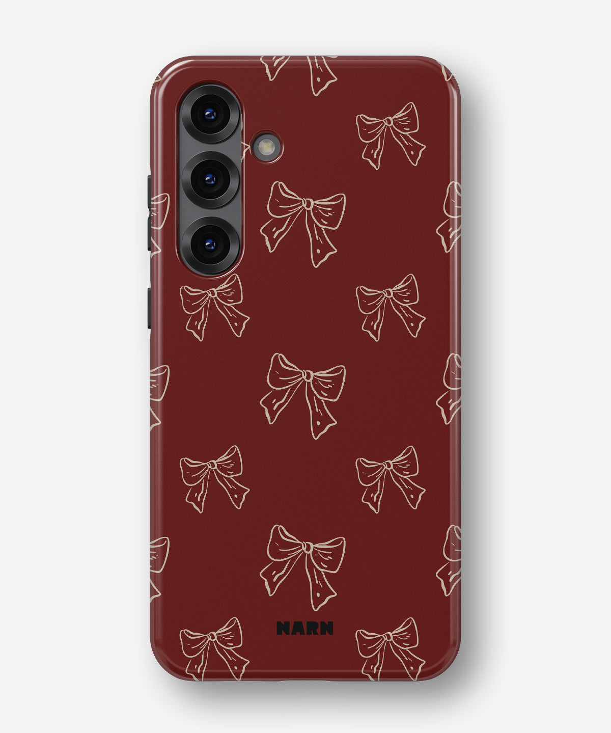 Samsung Galaxy A36 Tough Case – Cherry Bows - View 1