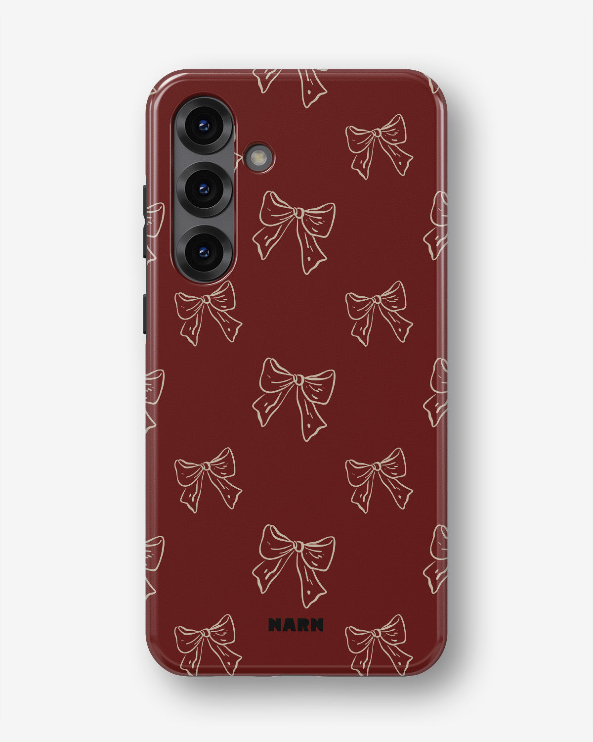 Samsung Galaxy A36 Tough Case – Cherry Bows - View 1