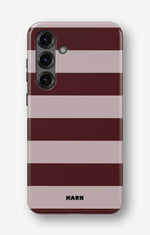 Samsung Galaxy A36 Tough Case – Cranberry Stripe - View 1