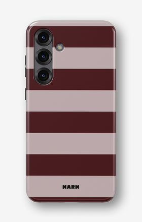 Samsung Galaxy A36 Tough Case – Cranberry Stripe - View 1