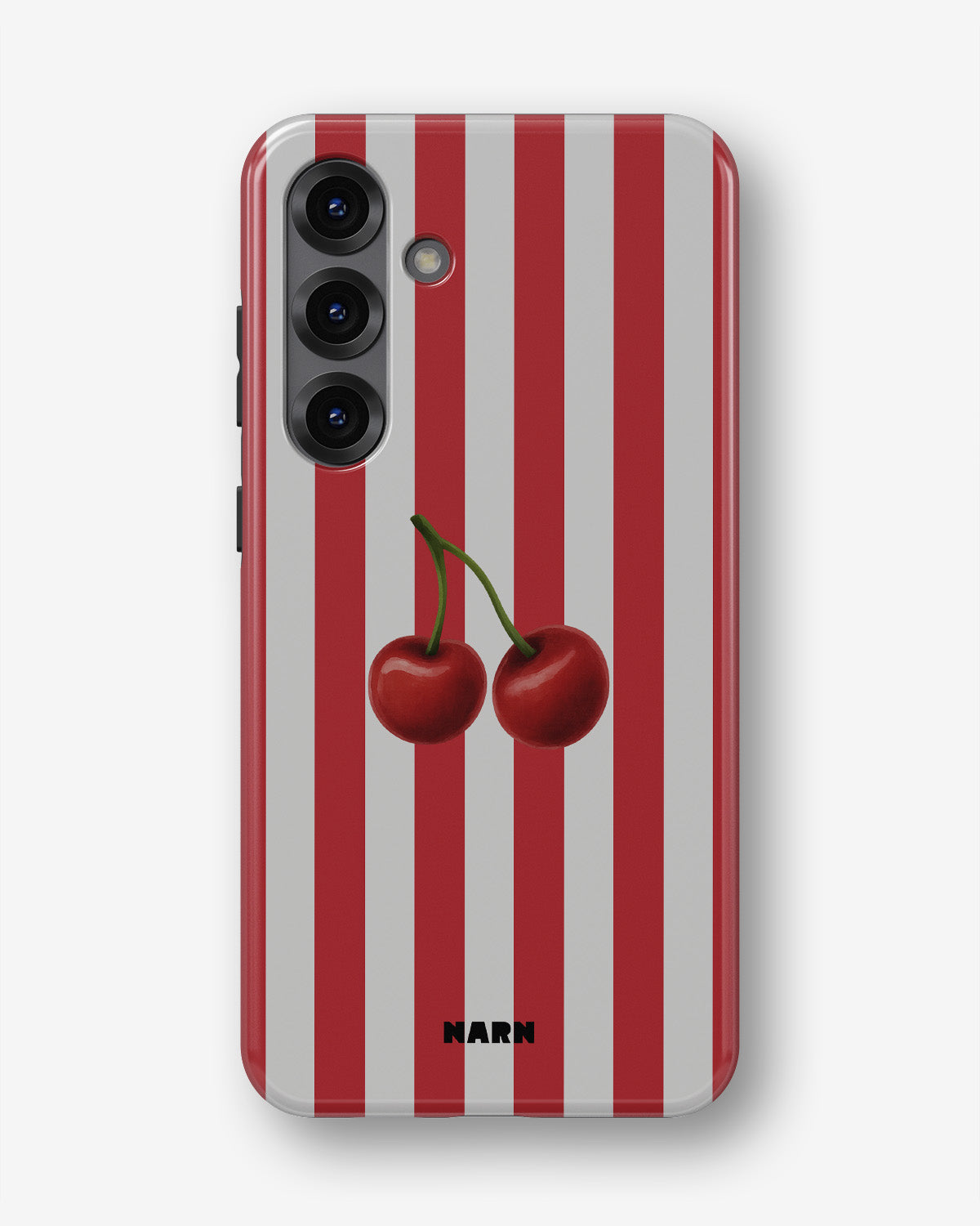 Samsung Galaxy A36 Tough Case – Cherry Stripes - View 1