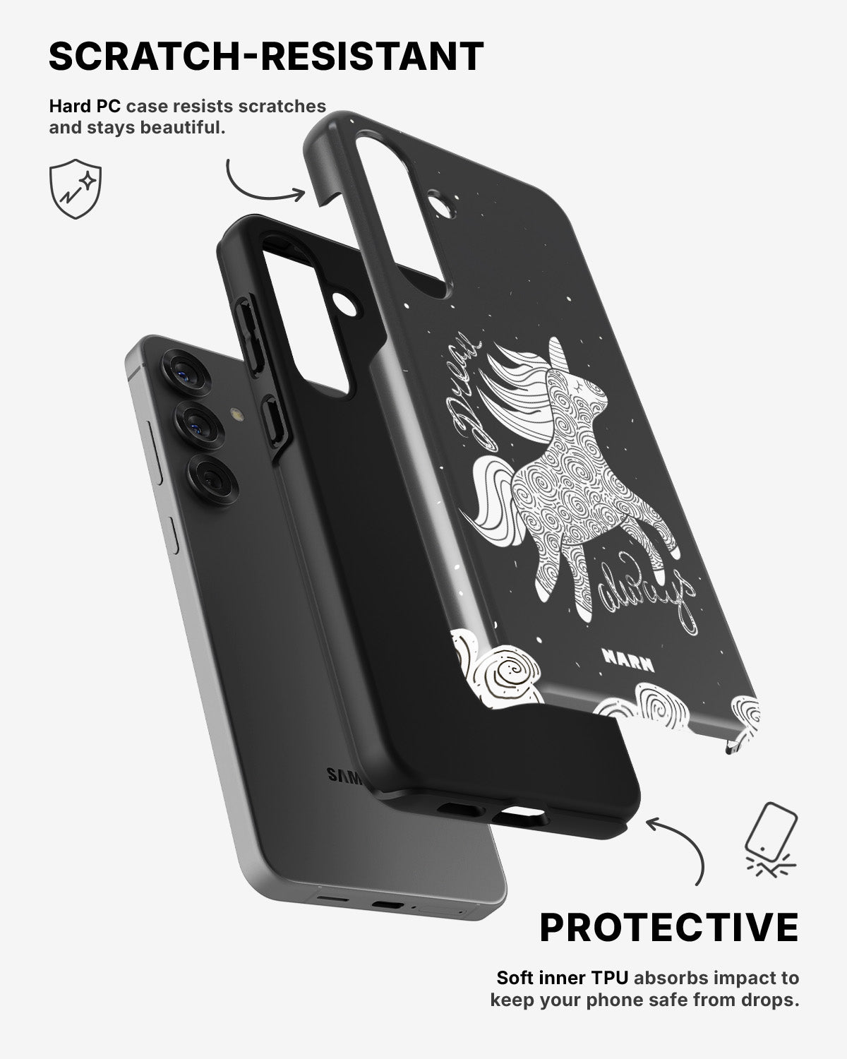 Samsung Galaxy A36 Tough Case – Dream Always - View 2