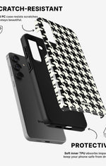 Samsung Galaxy A36 Tough Case – Houndstooth - View 2