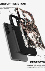 Samsung Galaxy A36 Tough Case – Marble Brown - View 2