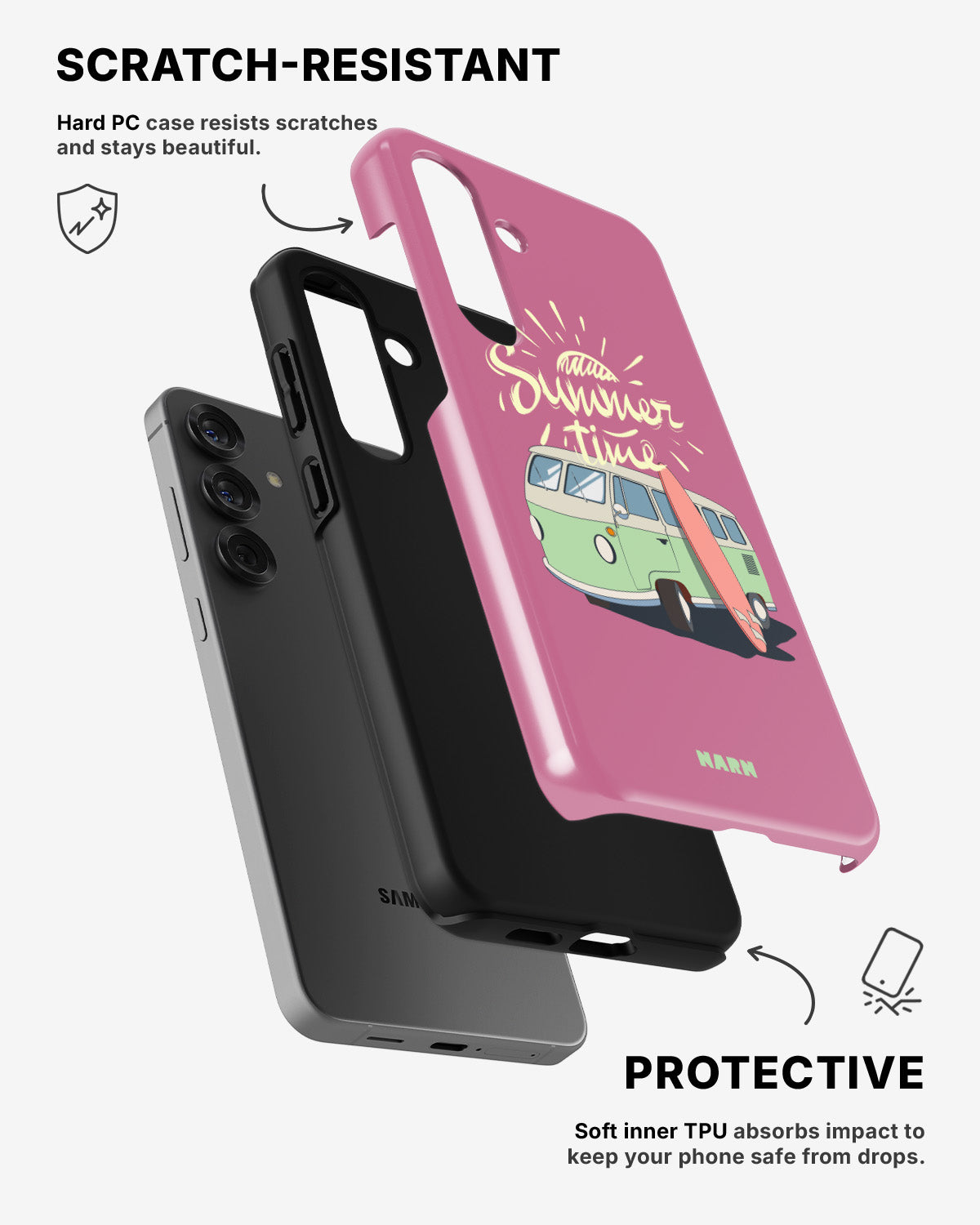 Samsung Galaxy A36 Tough Case – Summer Van - View 2