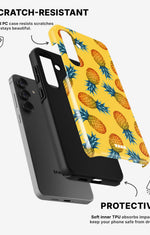 Samsung Galaxy A36 Tough Case – Sunny Pineapple - View 2