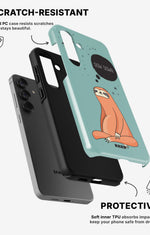 Samsung Galaxy A36 Tough Case – Slow Down Sloth - View 2