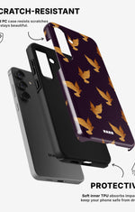 Samsung Galaxy A36 Tough Case – Royal Doves - View 2