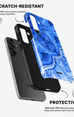 Samsung Galaxy A36 Tough Case – Blue Vintage - View 2