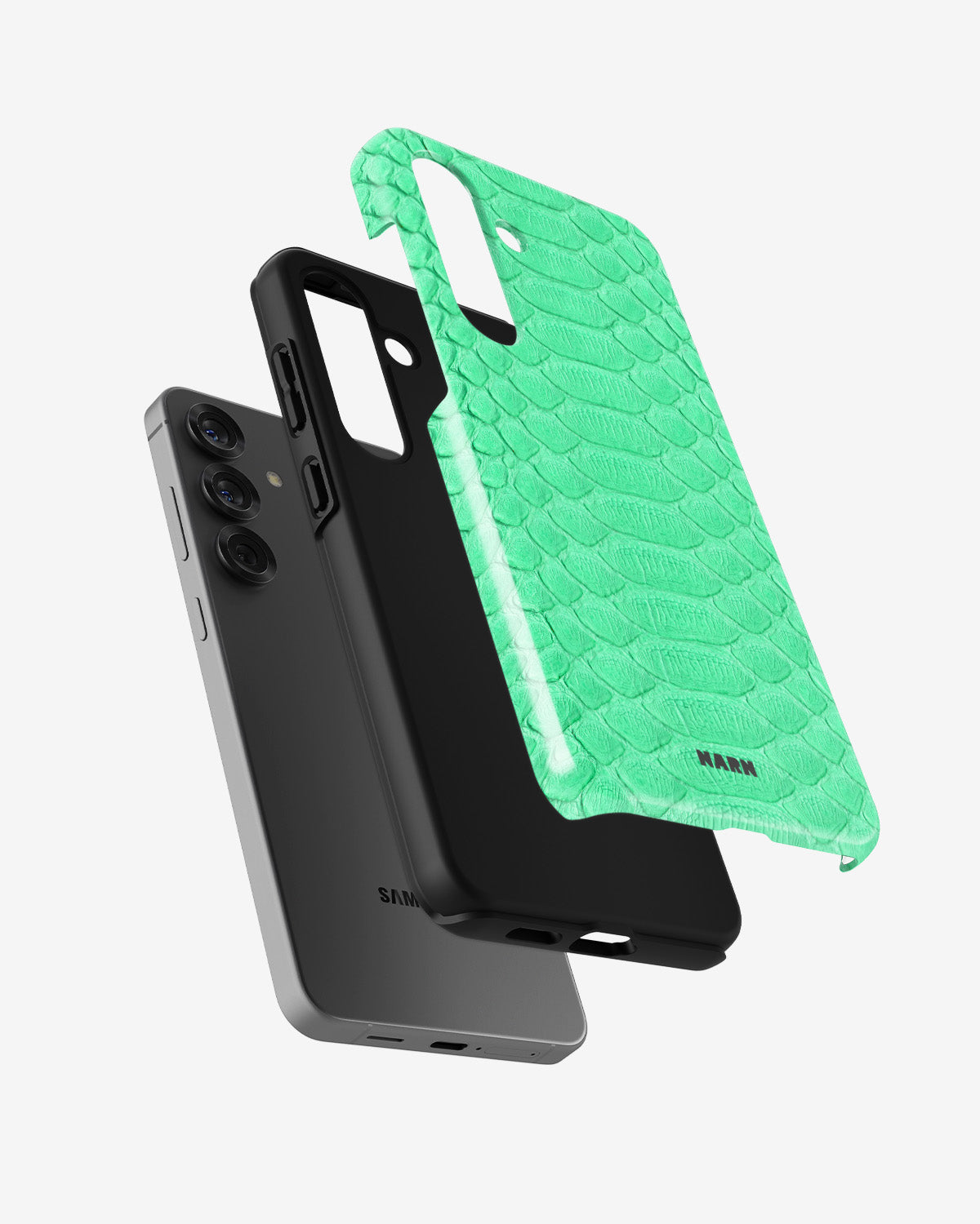 Samsung Galaxy A36 Tough Case – Turquoise Snake - View 2