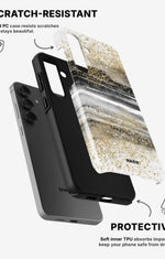 Samsung Galaxy A36 Tough Case – Sparkly Tie Dye - View 2