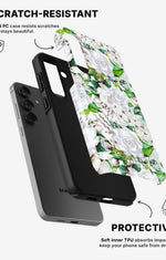 Samsung Galaxy A36 Tough Case – White Bloom - View 2