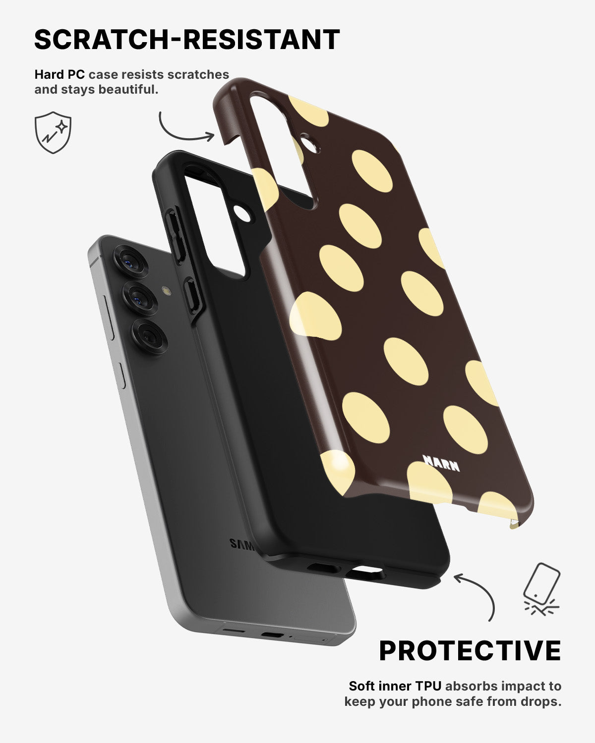 Samsung Galaxy A36 Tough Case – Mocha Pop - View 2