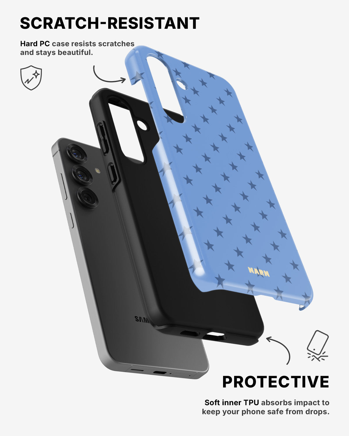 Samsung Galaxy A36 Tough Case – Sprinkles - View 2