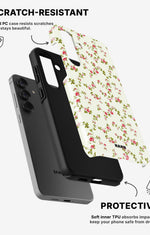 Samsung Galaxy A36 Tough Case – Vintage Rose - View 2