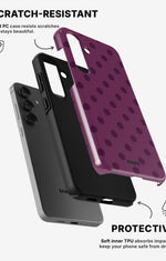 Samsung Galaxy A36 Tough Case – Plum - View 2