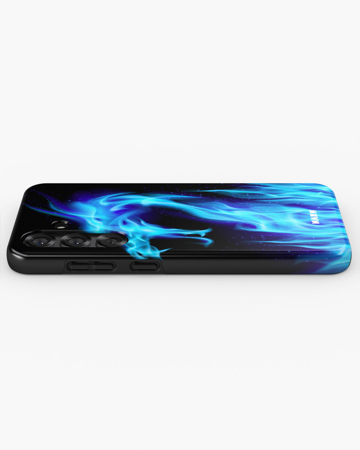 Samsung Galaxy A36 Tough Case – Blue Flames Dragon - View 3