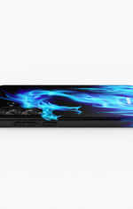 Samsung Galaxy A36 Tough Case – Blue Flames Dragon - View 3