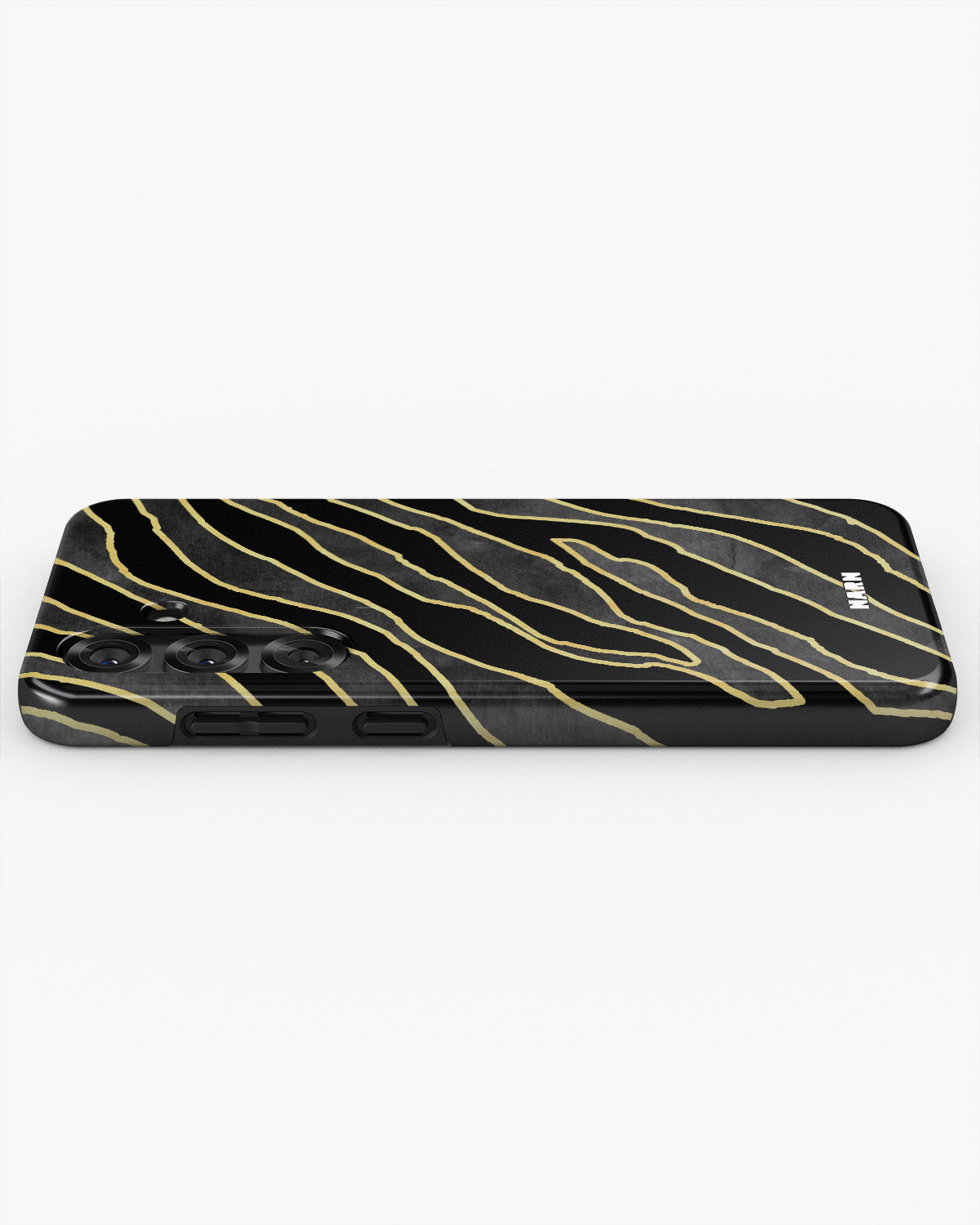 Samsung Galaxy A36 Tough Case – Golden Zebra - View 3
