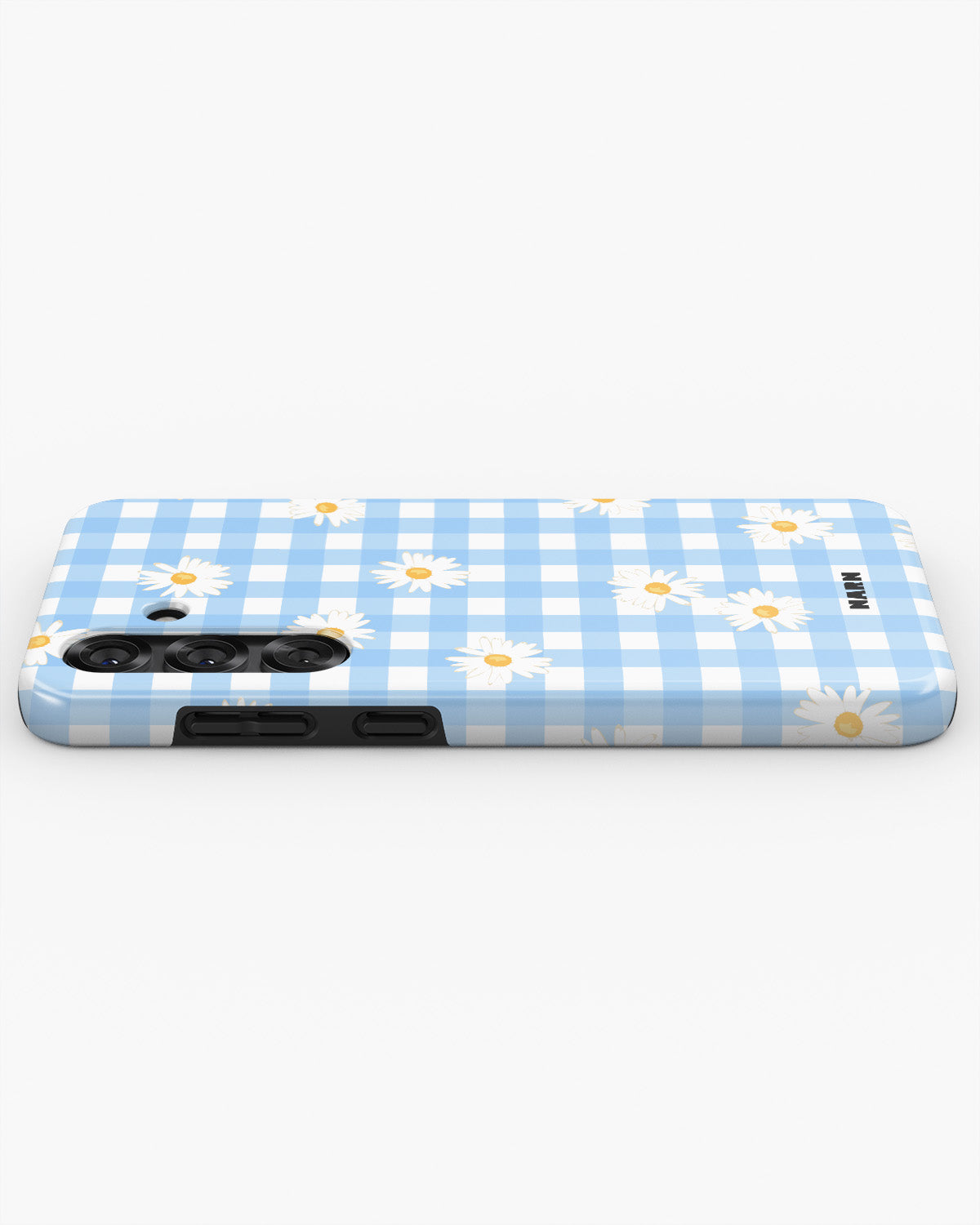 Samsung Galaxy A36 Tough Case – Blue Daisies - View 3