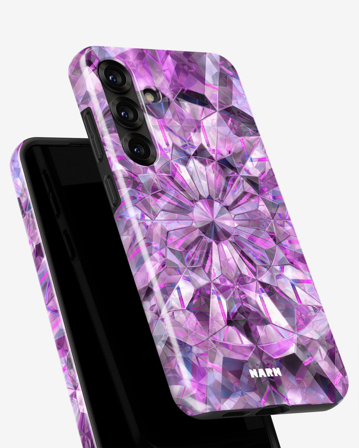 Samsung Galaxy A36 Tough Case – Lavender Crystals - View 4