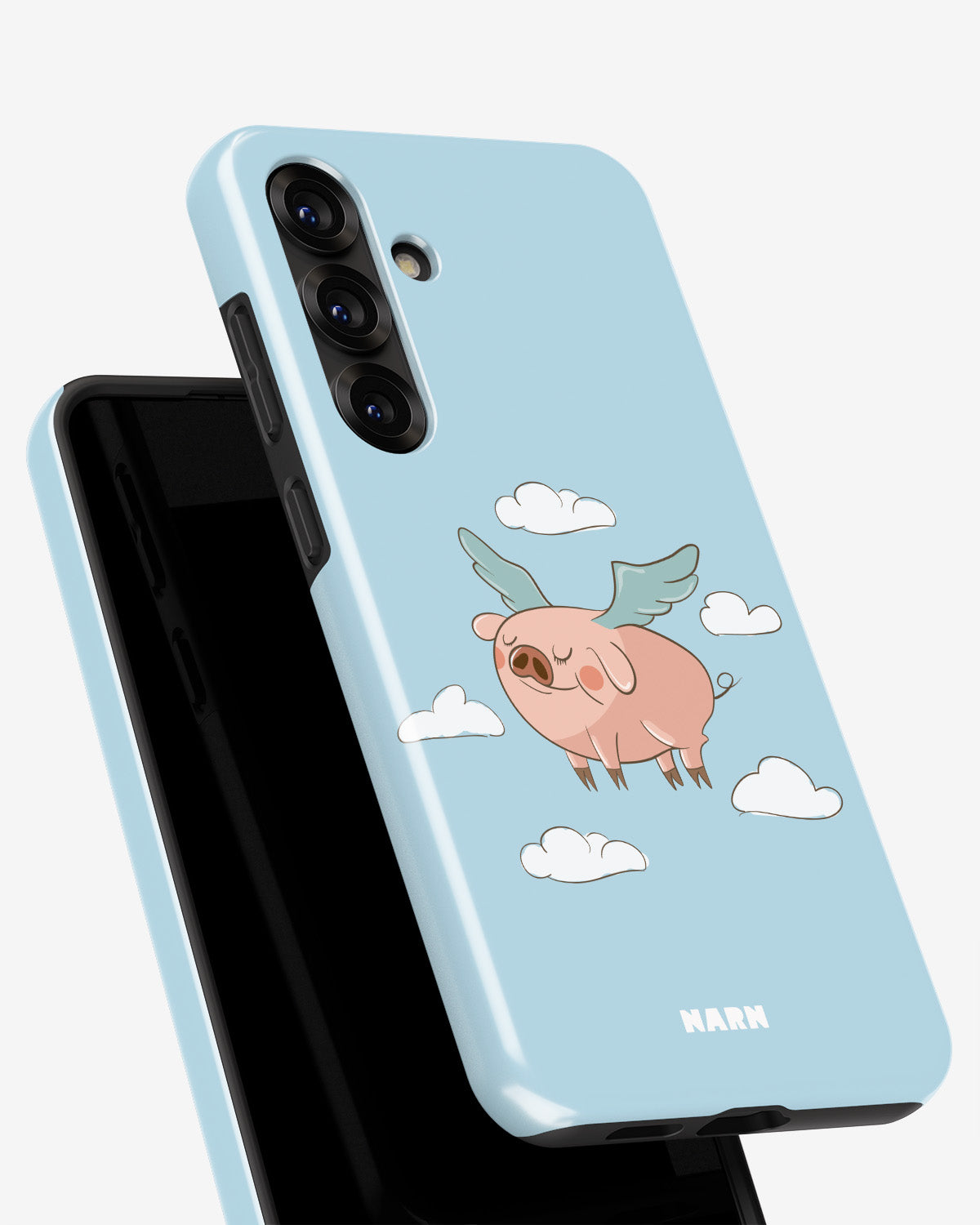 Samsung Galaxy A36 Tough Case – Dreamy Pig - View 4
