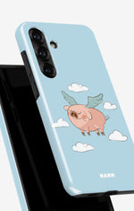 Samsung Galaxy A36 Tough Case – Dreamy Pig - View 4