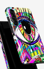 Samsung Galaxy A36 Tough Case – Abstract Eye - View 4