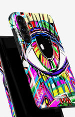 Samsung Galaxy A36 Tough Case – Abstract Eye - View 4