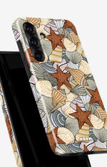 Samsung Galaxy A36 Tough Case – Sea Shells - View 4