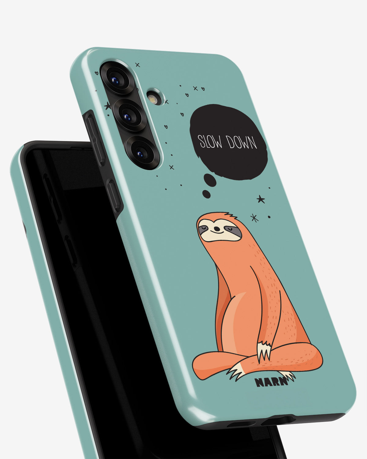 Samsung Galaxy A36 Tough Case – Slow Down Sloth - View 4
