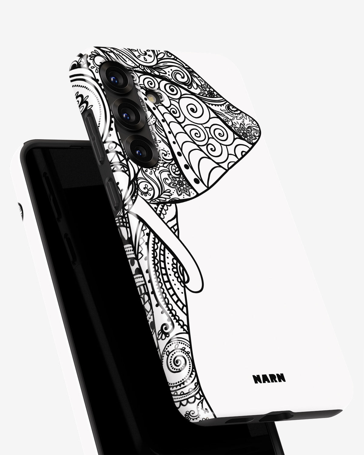 Samsung Galaxy A36 Tough Case – Mandala Elephant - View 4