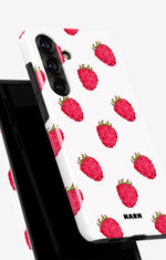 Samsung Galaxy A36 Tough Case – Raspberry Bliss - View 4