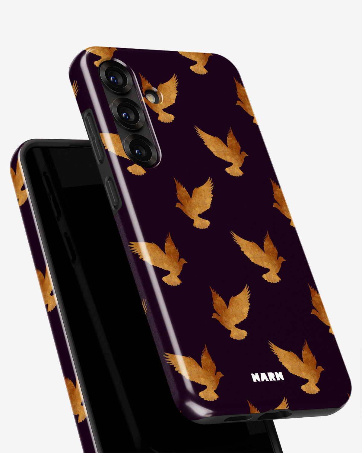 Samsung Galaxy A36 Tough Case – Royal Doves - View 4