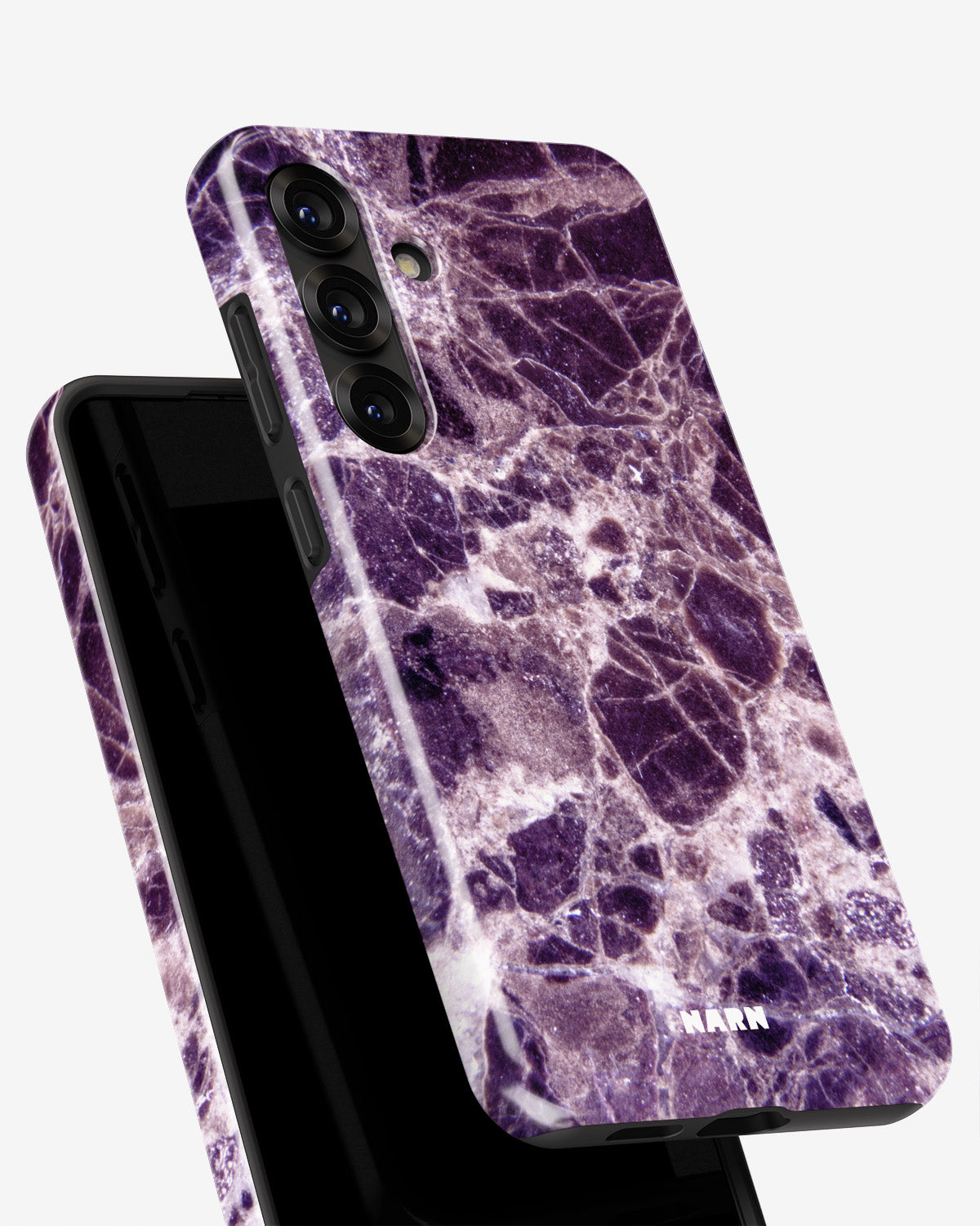 Samsung Galaxy A36 Tough Case – Purple Marble - View 4