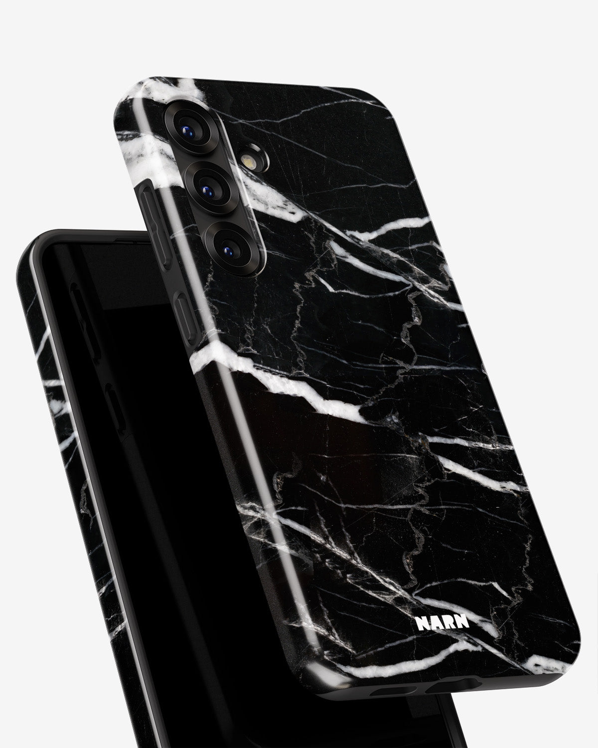 Samsung Galaxy A36 Tough Case – Black Marble - View 4