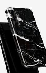 Samsung Galaxy A36 Tough Case – Black Marble - View 4