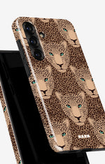 Samsung Galaxy A36 Tough Case – Leopard Gaze - View 4