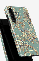 Samsung Galaxy A36 Tough Case – Paisley Green - View 4