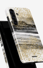 Samsung Galaxy A36 Tough Case – Sparkly Tie Dye - View 4