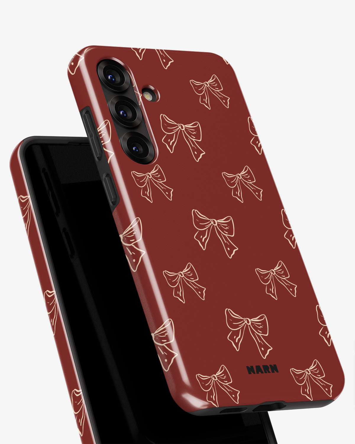 Samsung Galaxy A36 Tough Case – Cherry Bows - View 4