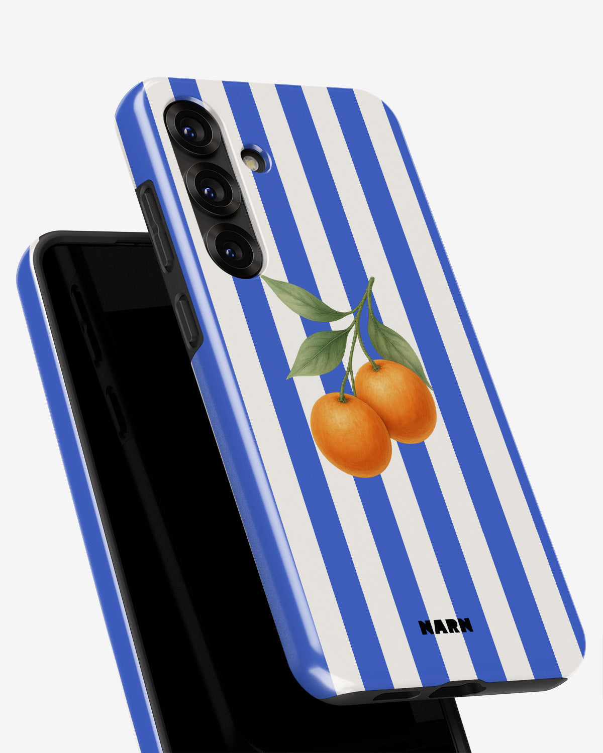 Samsung Galaxy A36 Tough Case – Orange Stripes - View 4
